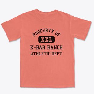 K-bar Ranch Texas Athletic Dept Premium Heavyweight T-shirt