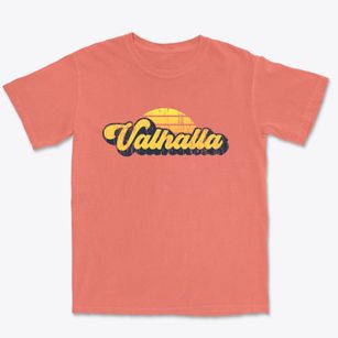 Valhalla New York Sublime Sunset Premium Heavyweight T-shirt