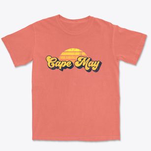 Cape May New Jersey Sublime Sunset Premium Heavyweight T-shirt
