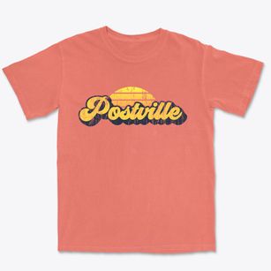 Postville Iowa Sublime Sunset Premium Heavyweight T-shirt