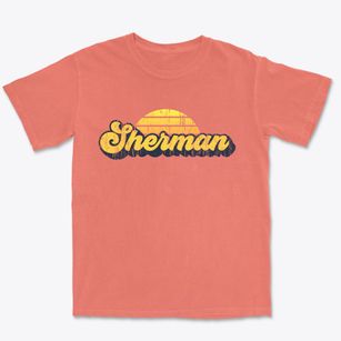 Sherman New York Sublime Sunset Premium Heavyweight T-shirt