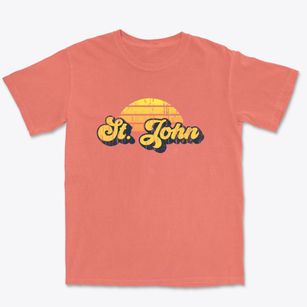 St. John Washington Sublime Sunset Premium Heavyweight T-shirt