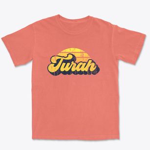 Turah Montana Sublime Sunset Premium Heavyweight T-shirt
