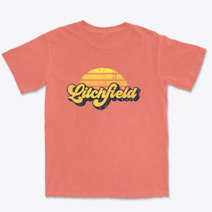 Litchfield California Sublime Sunset Premium Heavyweight T-shirt