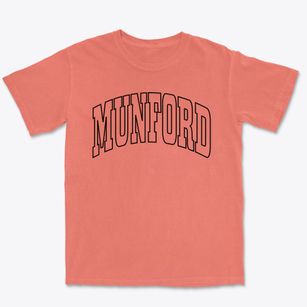 Munford Alabama Trendy Block Premium Heavyweight T-shirt