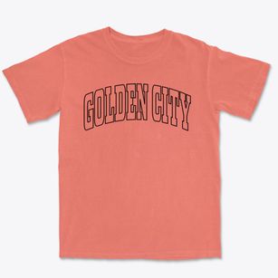 Golden City Missouri Trendy Block Premium Heavyweight T-shirt