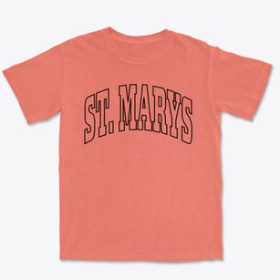 St. Marys Georgia Trendy Block Premium Heavyweight T-shirt