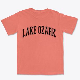 Lake Ozark Missouri Varsity Premium Heavyweight T-shirt