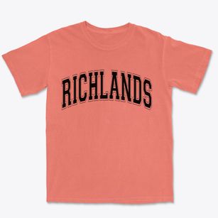 Richlands North Carolina Varsity Premium Heavyweight T-shirt