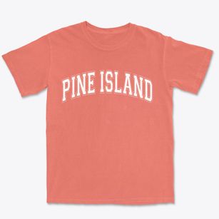 Pine Island Florida Varsity Premium Heavyweight T-shirt