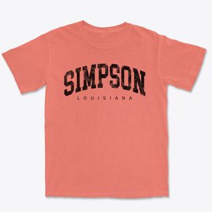 Simpson Louisiana Urban Vibe Premium Heavyweight T-shirt