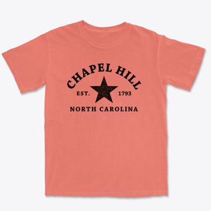 Chapel Hill North Carolina Star Premium Heavyweight T-shirt