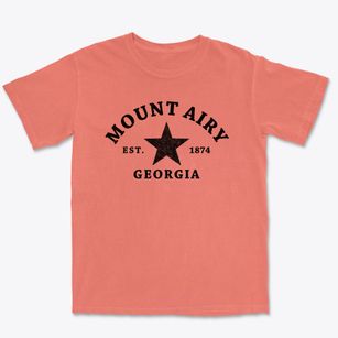 Mount Airy Georgia Star Premium Heavyweight T-shirt