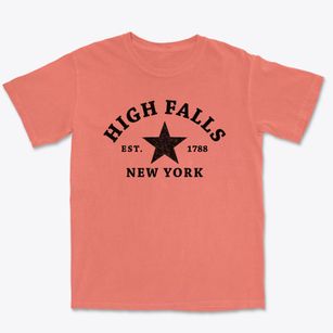 High Falls New York Star Premium Heavyweight T-shirt