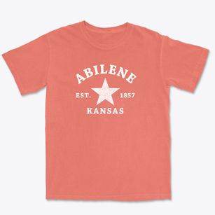 Abilene Kansas Star Premium Heavyweight T-shirt