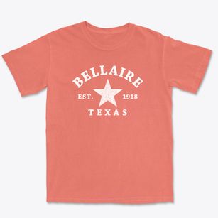 Bellaire Texas Star Premium Heavyweight T-shirt