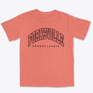 Forksville Pennsylvania Inline Premium Heavyweight T-shirt