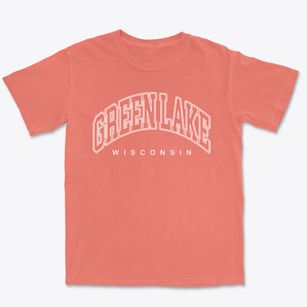 Green Lake Wisconsin Inline Premium Heavyweight T-shirt