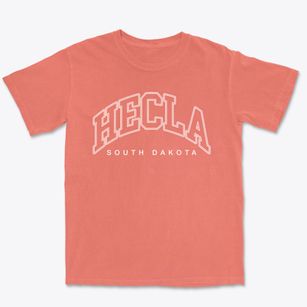 Hecla South Dakota Inline Premium Heavyweight T-shirt