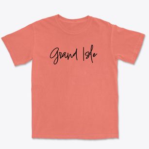Grand Isle Louisiana Freestyle Premium Heavyweight T-shirt