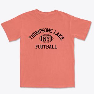 Thompsons Lake New York Football Premium Heavyweight T-shirt