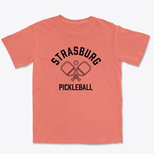Strasburg Colorado Pickleball Premium Heavyweight T-shirt