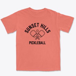 Sunset Hills Missouri Pickleball Premium Heavyweight T-shirt