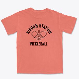 Kidron Station Ohio Pickleball Premium Heavyweight T-shirt