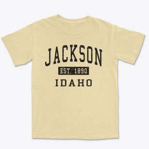 Jackson Idaho Classic Established Premium Heavyweight T-shirt