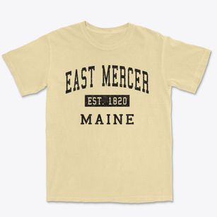 East Mercer Maine Classic Established Premium Heavyweight T-shirt
