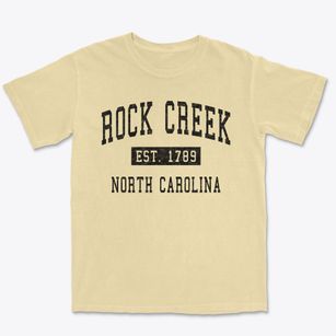 Rock Creek North Carolina Classic Established Premium Heavyweight T-shirt