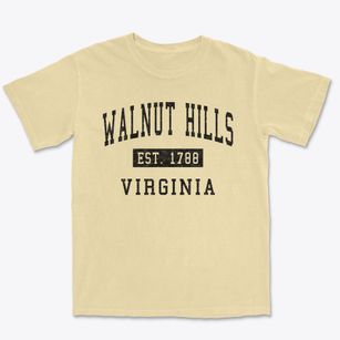 Walnut Hills Virginia Classic Established Premium Heavyweight T-shirt