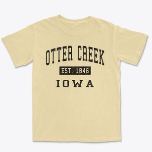 Otter Creek Iowa Classic Established Premium Heavyweight T-shirt
