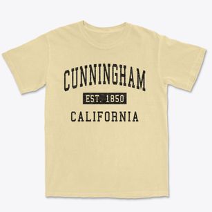 Cunningham California Classic Established Premium Heavyweight T-shirt