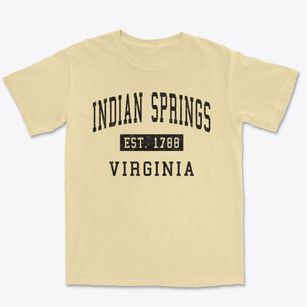Indian Springs Virginia Classic Established Premium Heavyweight T-shirt