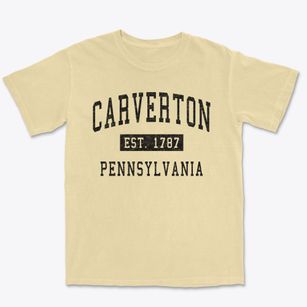 Carverton Pennsylvania Classic Established Premium Heavyweight T-shirt