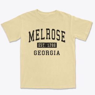 Melrose Georgia Classic Established Premium Heavyweight T-shirt