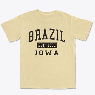 Brazil Iowa Classic Established Premium Heavyweight T-shirt