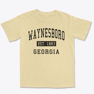 Waynesboro Georgia Classic Established Premium Heavyweight T-shirt
