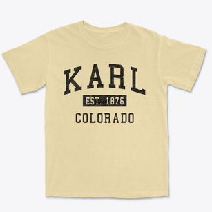 Karl Colorado Classic Established Premium Heavyweight T-shirt
