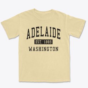 Adelaide Washington Classic Established Premium Heavyweight T-shirt