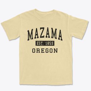 Mazama Oregon Classic Established Premium Heavyweight T-shirt