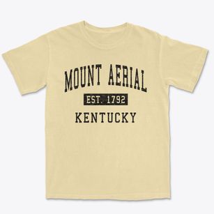Mount Aerial Kentucky Classic Established Premium Heavyweight T-shirt