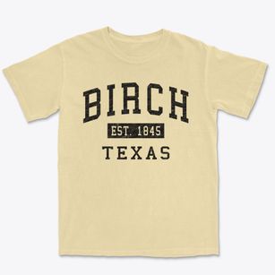 Birch Texas Classic Established Premium Heavyweight T-shirt