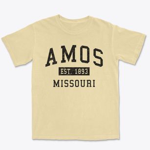 Amos Missouri Classic Established Premium Heavyweight T-shirt