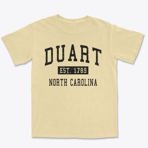Duart North Carolina Classic Established Premium Heavyweight T-shirt