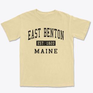 East Benton Maine Classic Established Premium Heavyweight T-shirt