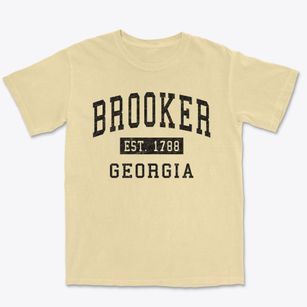 Brooker Georgia Classic Established Premium Heavyweight T-shirt