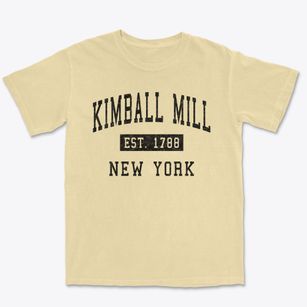 Kimball Mill New York Classic Established Premium Heavyweight T-shirt