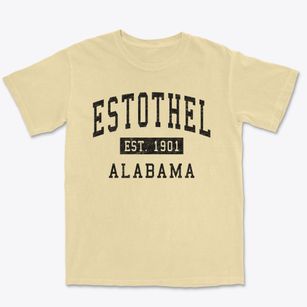 Estothel Alabama Classic Established Premium Heavyweight T-shirt